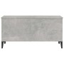 Mesa de centro madera contrachapada gris hormigón 90x44,5x45 cm en Mesas de centro | Comprar online en Foru.es