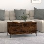 Mesa de centro madera contrachapada roble ahumado 90x44,5x45 cm en Mesas de centro | Comprar online en Foru.es