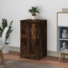 Aparador madera contrachapada roble ahumado 37,5x35,5x67,5 cm de vidaXL, Aparadores - Ref: Foro24-816210, Precio: 41,66 €, De...