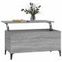 Mesa de centro madera contrachapada gris Sonoma 90x44,5x45 cm en Mesas de centro | Comprar online en Foru.es