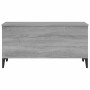 Mesa de centro madera contrachapada gris Sonoma 90x44,5x45 cm en Mesas de centro | Comprar online en Foru.es
