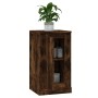 Aparador madera contrachapada roble ahumado 37,5x35,5x67,5 cm de vidaXL, Aparadores - Ref: Foro24-816210, Precio: 42,18 €, De...