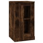 Aparador madera contrachapada roble ahumado 37,5x35,5x67,5 cm de vidaXL, Aparadores - Ref: Foro24-816210, Precio: 42,18 €, De...