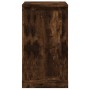 Aparador madera contrachapada roble ahumado 37,5x35,5x67,5 cm de vidaXL, Aparadores - Ref: Foro24-816210, Precio: 42,18 €, De...