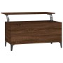 Mesa de centro madera contrachapada roble marrón 90x44,5x45 cm en Mesas de centro | Comprar online en Foru.es