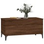 Mesa de centro madera contrachapada roble marrón 90x44,5x45 cm en Mesas de centro | Comprar online en Foru.es