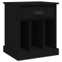 Mesita de noche negro 43x36x50 cm de vidaXL, Mesitas de noche - Ref: Foro24-816346, Precio: 45,46 €, Descuento: %