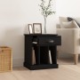 Mesita de noche negro 43x36x50 cm de vidaXL, Mesitas de noche - Ref: Foro24-816346, Precio: 46,03 €, Descuento: %