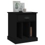 Mesita de noche negro 43x36x50 cm de vidaXL, Mesitas de noche - Ref: Foro24-816346, Precio: 46,03 €, Descuento: %