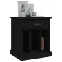 Mesita de noche negro 43x36x50 cm de vidaXL, Mesitas de noche - Ref: Foro24-816346, Precio: 45,46 €, Descuento: %