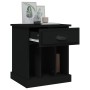 Mesita de noche negro 43x36x50 cm de vidaXL, Mesitas de noche - Ref: Foro24-816346, Precio: 46,03 €, Descuento: %
