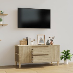Mueble para TV madera contrachapada roble Sonoma 102x44,5x50 cm en Muebles TV | Comprar online en Foru.es