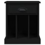 Mesita de noche negro 43x36x50 cm de vidaXL, Mesitas de noche - Ref: Foro24-816346, Precio: 46,03 €, Descuento: %