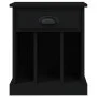 Mesita de noche negro 43x36x50 cm de vidaXL, Mesitas de noche - Ref: Foro24-816346, Precio: 45,46 €, Descuento: %