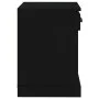 Mesita de noche negro 43x36x50 cm de vidaXL, Mesitas de noche - Ref: Foro24-816346, Precio: 45,46 €, Descuento: %
