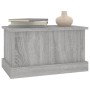 Baúl almacenaje madera contrachapada gris sonoma 50x30x28 cm de vidaXL, Baúles de almacenamiento - Ref: Foro24-816502, Precio...