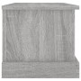 Baúl almacenaje madera contrachapada gris sonoma 50x30x28 cm de vidaXL, Baúles de almacenamiento - Ref: Foro24-816502, Precio...