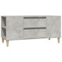 Mueble de TV madera contrachapada gris hormigón 102x44,5x50 cm en Muebles TV | Comprar online en Foru.es