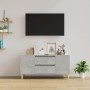 Mueble de TV madera contrachapada gris hormigón 102x44,5x50 cm en Muebles TV | Comprar online en Foru.es