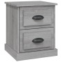 Mesita de noche madera contrachapada gris Sonoma 39x39x47,5 cm de vidaXL, Mesitas de noche - Ref: Foro24-816156, Precio: 44,8...