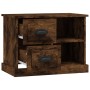 Mesita de noche color roble ahumado 60x35,5x45 cm de vidaXL, Mesitas de noche - Ref: Foro24-816373, Precio: 50,09 €, Descuent...