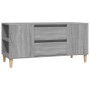 Mueble de TV madera contrachapada gris Sonoma 102x44,5x50 cm en Muebles TV | Comprar online en Foru.es