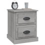 Mesita de noche madera contrachapada gris Sonoma 39x39x47,5 cm de vidaXL, Mesitas de noche - Ref: Foro24-816156, Precio: 44,8...