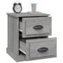 Mesita de noche madera contrachapada gris Sonoma 39x39x47,5 cm de vidaXL, Mesitas de noche - Ref: Foro24-816156, Precio: 44,8...
