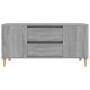 Mueble de TV madera contrachapada gris Sonoma 102x44,5x50 cm en Muebles TV | Comprar online en Foru.es