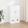 Aparador de madera contrachapada blanco brillo 60x35,5x103,5 cm de vidaXL, Aparadores - Ref: Foro24-816298, Precio: 85,74 €, ...