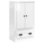 Aparador de madera contrachapada blanco brillo 60x35,5x103,5 cm de vidaXL, Aparadores - Ref: Foro24-816298, Precio: 85,74 €, ...