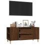 Mueble para TV madera contrachapada marrón roble 102x44,5x50 cm en Muebles TV | Comprar online en Foru.es