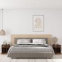 Mesitas de noche 2 unidades color roble ahumado 43x36x50 cm de vidaXL, Mesitas de noche - Ref: Foro24-816355, Precio: 64,86 €...