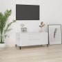 Mueble para TV madera contrachapada blanco 102x44,5x50 cm en Muebles TV | Comprar online en Foru.es
