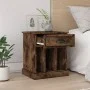 Mesitas de noche 2 unidades color roble ahumado 43x36x50 cm de vidaXL, Mesitas de noche - Ref: Foro24-816355, Precio: 57,83 €...
