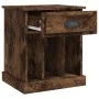 Mesitas de noche 2 unidades color roble ahumado 43x36x50 cm de vidaXL, Mesitas de noche - Ref: Foro24-816355, Precio: 57,83 €...