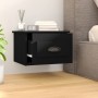 Mesitas de noche de pared 2 uds negra 41,5x36x28 cm de vidaXL, Mesitas de noche - Ref: Foro24-816379, Precio: 65,03 €, Descue...