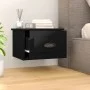 Mesitas de noche de pared 2 uds negra 41,5x36x28 cm de vidaXL, Mesitas de noche - Ref: Foro24-816379, Precio: 64,12 €, Descue...