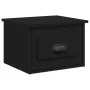 Mesitas de noche de pared 2 uds negra 41,5x36x28 cm de vidaXL, Mesitas de noche - Ref: Foro24-816379, Precio: 64,12 €, Descue...
