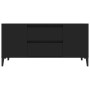 Mueble para TV madera contrachapada negro 102x44,5x50 cm en Muebles TV | Comprar online en Foru.es