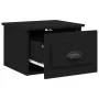Mesitas de noche de pared 2 uds negra 41,5x36x28 cm de vidaXL, Mesitas de noche - Ref: Foro24-816379, Precio: 64,12 €, Descue...