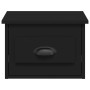Mesitas de noche de pared 2 uds negra 41,5x36x28 cm de vidaXL, Mesitas de noche - Ref: Foro24-816379, Precio: 65,03 €, Descue...