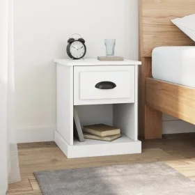 Mesitas de noche 2 uds madera contrachapada blanco 39x39x47,5cm de vidaXL, Mesitas de noche - Ref: Foro24-816129, Precio: 51,...
