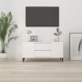 Mueble de TV madera contrachapada blanco brillo 102x44,5x50 cm en Muebles TV | Comprar online en Foru.es