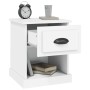 Mesitas de noche 2 uds madera contrachapada blanco 39x39x47,5cm de vidaXL, Mesitas de noche - Ref: Foro24-816129, Precio: 51,...