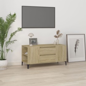 Mueble para TV madera contrachapada roble Sonoma 102x44,5x50 cm en Muebles TV | Comprar online en Foru.es