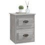 Mesita de noche de pared gris Sonoma 41,5x36x53 cm de vidaXL, Mesitas de noche - Ref: Foro24-816404, Precio: 44,94 €, Descuen...