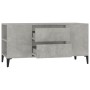 Mueble de TV madera contrachapada gris hormigón 102x44,5x50 cm en Muebles TV | Comprar online en Foru.es
