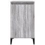 Mesitas de noche 2 uds madera contrachapada gris 40x35x70 cm de vidaXL, Mesitas de noche - Ref: Foro24-819657, Precio: 59,34 ...