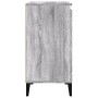 Mesitas de noche 2 uds madera contrachapada gris 40x35x70 cm de vidaXL, Mesitas de noche - Ref: Foro24-819657, Precio: 59,34 ...